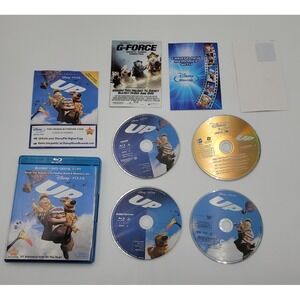 Up (Blu-ray/DVD, 2009, 4-Disc Set, Includes Digital Copy) 010‎